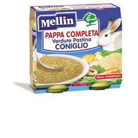 MELLIN PAPPA COMPLETA CONIGLIO 250 G 2 PEZZI image not present