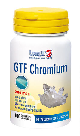 LONGLIFE GTF CHROMIUM 100 COMPRESSE image not present