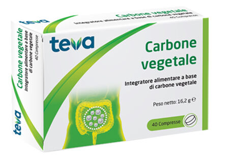 CARBONE VEGETALE TEVA 40 COMPRESSE 16,2 G image not present