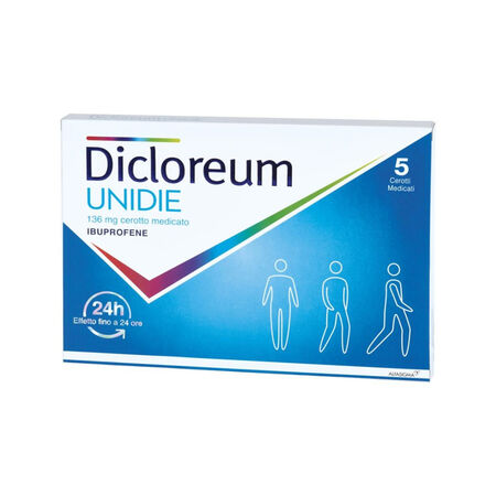 DICLOREUM UNIDIE*5 cerotti medicati 136 mg image not present