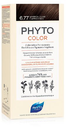 PHYTOCOLOR 6.77 MARR CHIA CAPP 1 LATTE + 1 CREMA + 1 MASCHERA + 1 PAIO DI GUANTI image not present