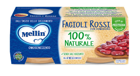 MELLIN OMOGENEIZZATO FAGIOLI ROSSI 2 X 80 G image not present