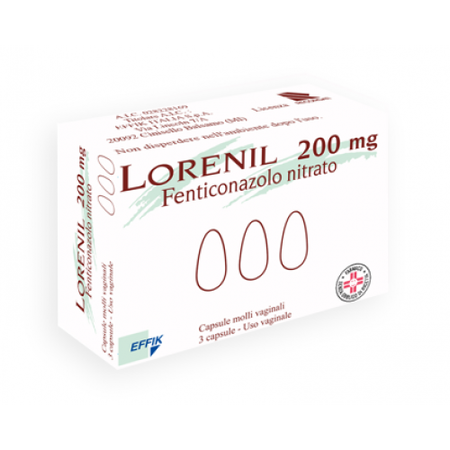 LORENIL*3 cps molli vag 200 mg image not present