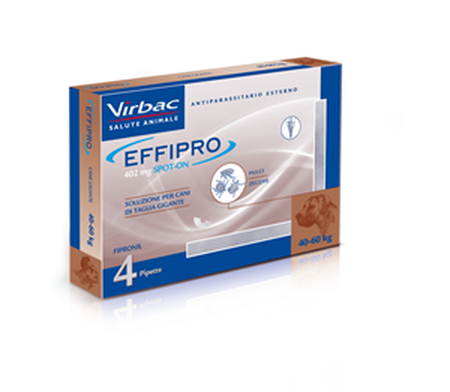 EFFIPRO*spot-on soluz 4 pipette 4,02 ml 402 mg cani da 40 a 60 Kg image not present