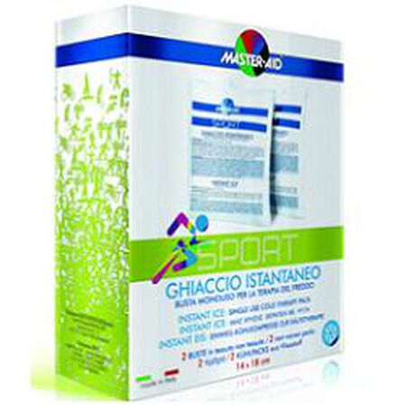 GHIACCIO ISTANTANEO MASTER-AID SPORT PER TERAPIA DEL FREDDO 2 PEZZI image not present