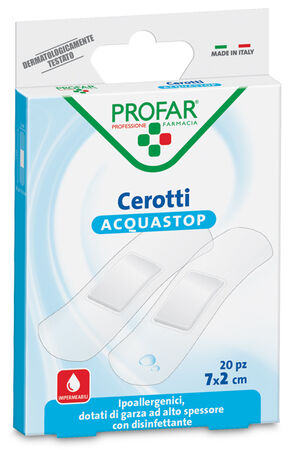 CEROTTO ACQUASTOP MEDI 7X2 CM PROFA 20 PEZZI image not present