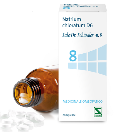 NATRIUM CHLORATUM D6 SALE DR.SCHUSSLER N.8*D6 200 cpr flacone image not present