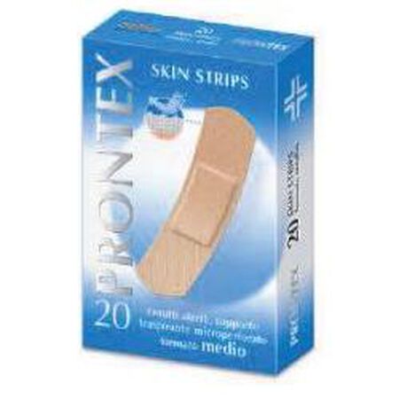 CEROTTO PRONTEX SKIN STRIPS FORMATO MEDIO ASTUCCIO 20 PEZZI image not present