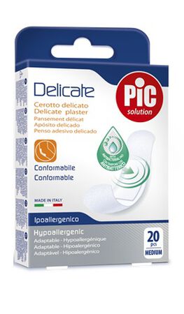 CEROTTO PIC DELICATE 19X72 MM ANTIBATTERICO 20 PEZZI image not present