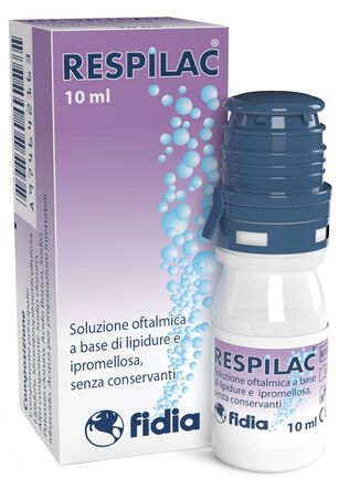 SOLUZIONE OFTALMICA RESPILAC A BASE DI LIPIDURE E IPROMELLOSA 10 ML image not present