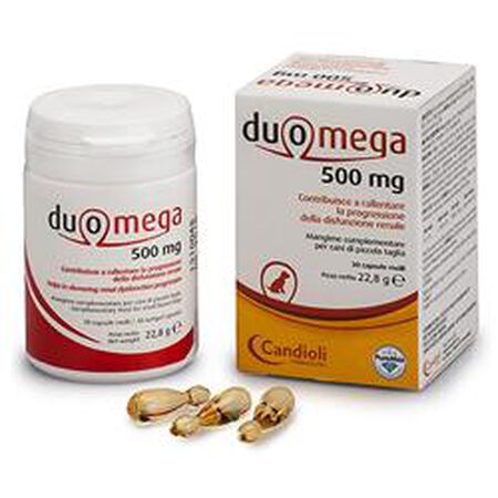 DUOMEGA CANI PICCOLI 30 CAPSULE MOLLI 500 MG image not present
