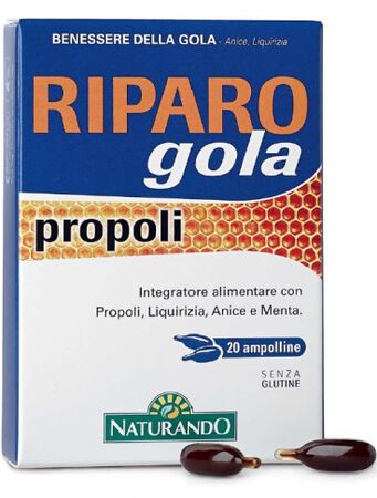 RIPARO GOLA PROPOLI 20 AMPOLLE BEVIBILI image not present