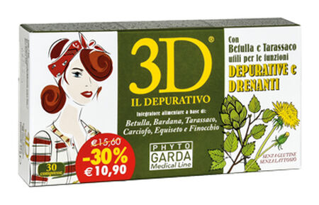 3D IL DEPURATIVO 30 COMPRESSE image not present