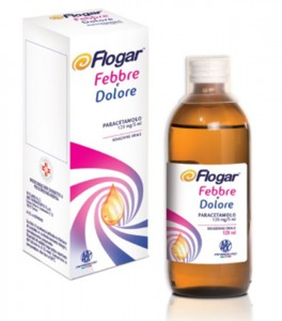 FLOGAR FEBBRE E DOLORE*orale sosp 120 ml 120 mg/5 ml image not present
