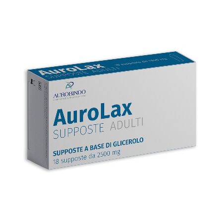 SUPPOSTE AUROLAX GLICEROLO 2500 MG 18 SUPPOSTE image not present