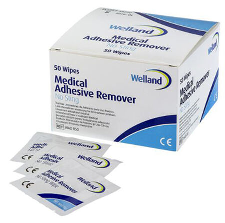 SALVIETTE REMOVER RIMUOVI ADESIVO SENZA ALCOOL 50 PEZZI image not present