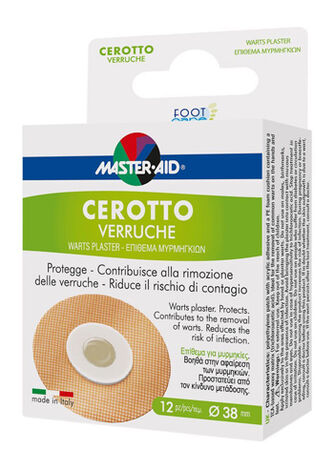CEROTTO VERRUCHE MASTER-AID FOOT CARE 12 PEZZI image not present