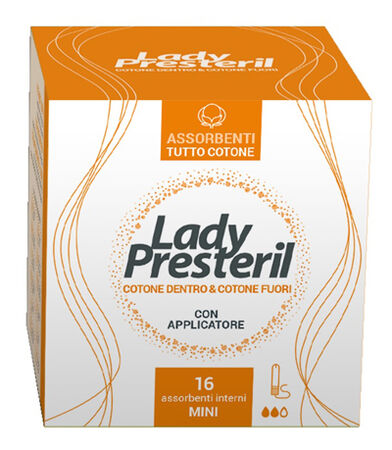 LADY PRESTERIL ASSORBENTI INTERNI MINI 16 PEZZI image not present