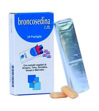 BRONCOSEDINA CM 24 PASTIGLIE 70 G