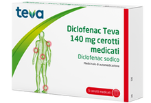 DICLOFENAC (TEVA)*5 cerotti medicati 140 mg