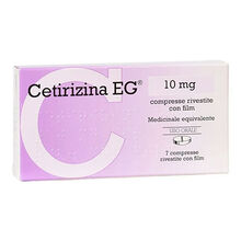 CETIRIZINA (EG)*7 cpr riv 10 mg