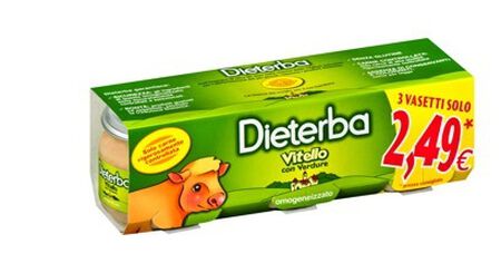 DIETERBA OMOGENEIZZATO VITELLO 3 PEZZI 80 G image not present