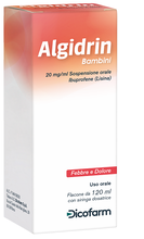 ALGIDRIN*BB orale sosp 120 ml 20 mg/ml + siringa 5 ml