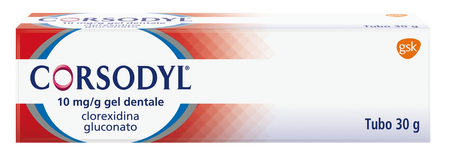 CORSODYL*gel dentale tubo 30 g 1 g/100 g image not present
