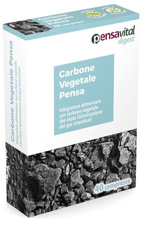 CARBONE VEGETALE PENSA 40 COMPRESSE image not present