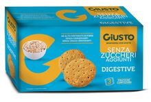 GIUSTO SENZA ZUCCHERO BISCOTTI DIGESTIVE 3 PEZZI DA 75 G
