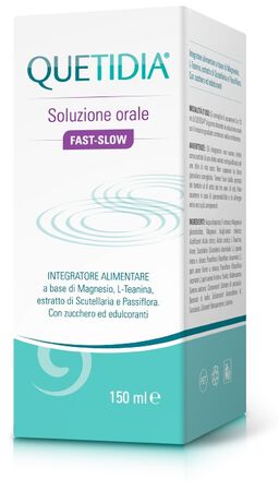 QUETIDIA SOLUZIONE ORALE FAST SLOW 150 ML image not present