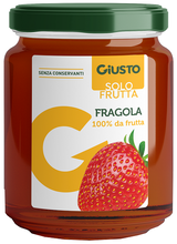 GIUSTO SOLO FRUTTA MARMELLATA FRAGOLE 284 G