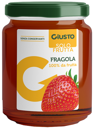 GIUSTO SOLO FRUTTA MARMELLATA FRAGOLE 284 G image not present