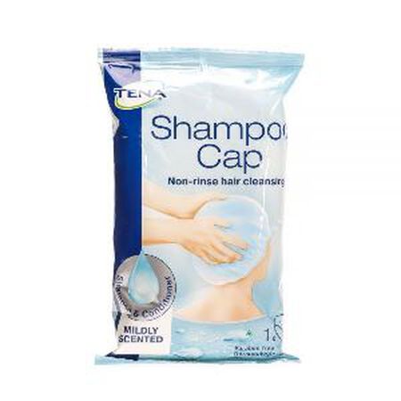 CUFFIA SHAMPOO PREUMIDIFICATA TENA SHAMPOO CAP CUFFIA 1 PEZZO image not present
