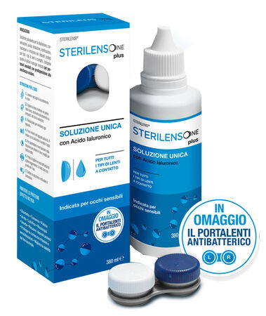 SOLUZIONE UNICA STERILENS ONE PLUS CON ACIDO IALURONICO 380 ML image not present