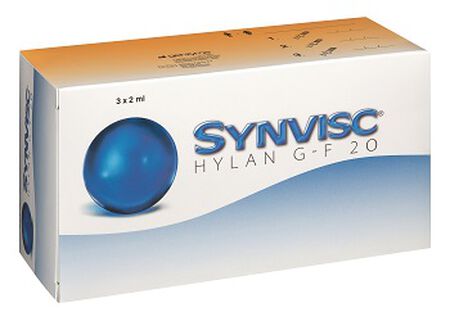 SIRINGA INTRA-ARTICOLARE SYNVISC ACIDO IALURONICO 2 ML 3 PEZZI image not present