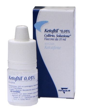 KETOFTIL*collirio 10 ml 0,5 mg/ml image not present