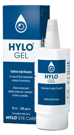 HYLO-GEL COLLIRIO LUBRIFICANTE ACIDO IALURONICO 0,2% 10 ML image not present