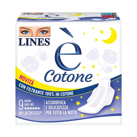 LINES E' COTONE NOTTE 9PZ image not present