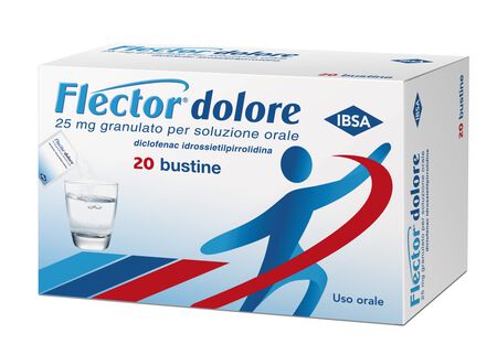 FLECTOR DOLORE*orale grat 20 bust 25 mg image not present
