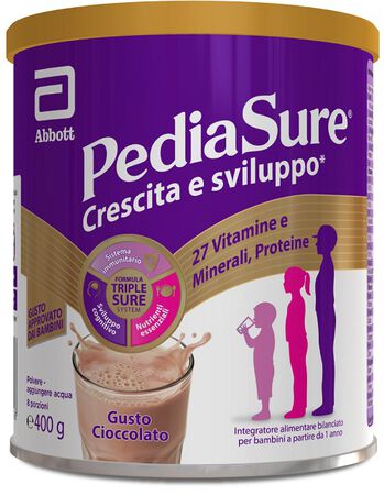 PEDIASURE CRESCITA&SVILUPPO RINFORZA CIOCCOLATO 400 G image not present