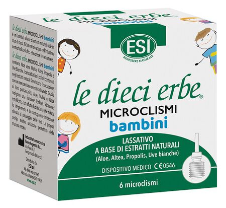 ESI LE DIECI ERBE 6 MICROCLISMI BAMBINI image not present