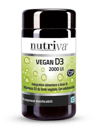 NUTRIVA VEGAN D3 60 COMPRESSE 2000 UI image not present