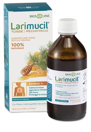 LARIMUCILTOSSE BAMBINI SCIROPPO 175 ML CE 0476 230 G image not present