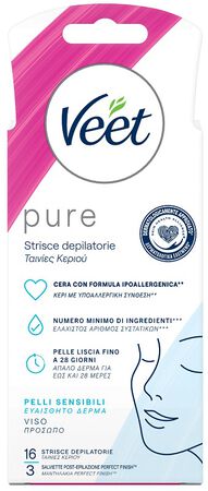 VEET STRISCE VISO IPOALLERGENICHE 16 PEZZI image not present