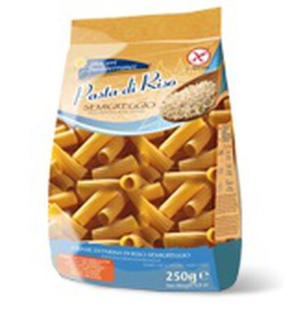 PIACERI MEDITERRANEI PASTA RISO RIGATONI 250 G image not present
