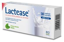 LACTEASE 4500 FCC AROMA MENTA 30 COMPRESSE MASTICABILI LACTEASE 4500 FCC AROMA MENTA 30 COMPRESSE MASTICABILI