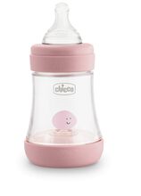 CHICCO BIBERON PERFECT 5 GIRL 150 ML IN SILICONE 1 FORO