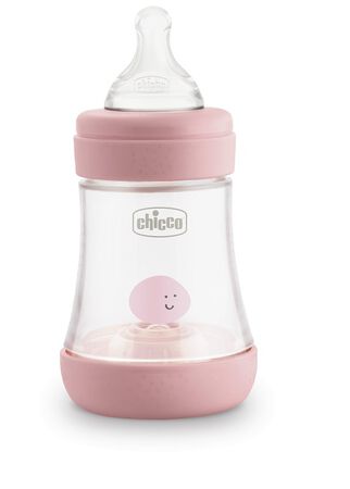 CHICCO BIBERON PERFECT 5 GIRL 150 ML IN SILICONE 1 FORO image not present