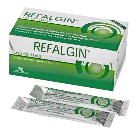 REFALGIN GEL OROSOLUBILE ANTIREFLUSSO 14 BUSTINE 15 ML image not present